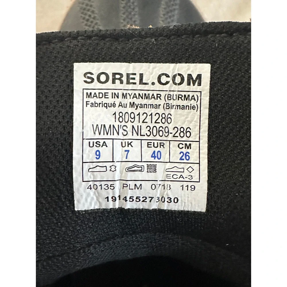 Sorel Out N About Plus Womens Tan Suede Waterproof Duck Boots NL3069-286 Size 9